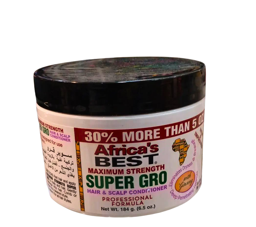 Africa’s Best Maximum Strength Super Gro – كريم لتقوية الشعر وفروة الرأس